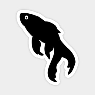 Goldfish Black White 6 Magnet