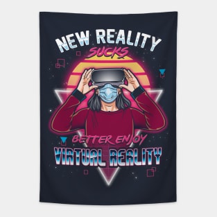 New Reality Sucks Tapestry