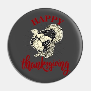 Happy Thanksgiving Pin