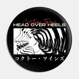 Cocteau Twins - Head over Heels // Original Artwork Retro Style Fan Art Pin