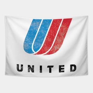 United Airlines Old Tapestry