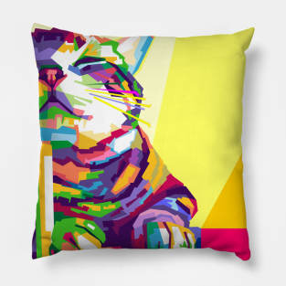 CAT WPAP Pillow