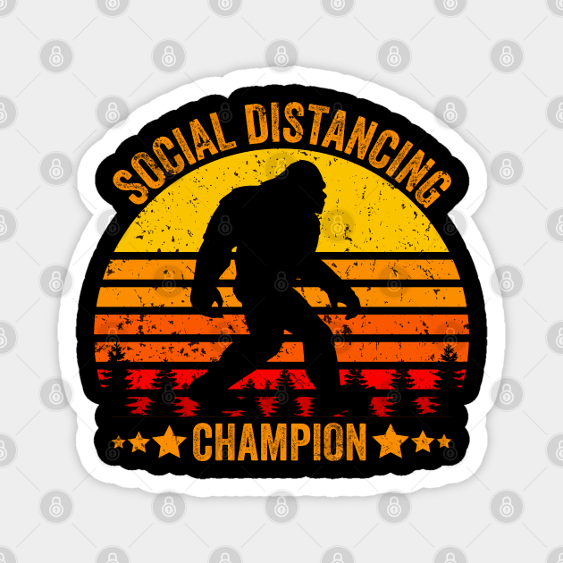 Social Distancing Champion Magnet by HeroGifts