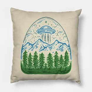 Alien Landing Pillow