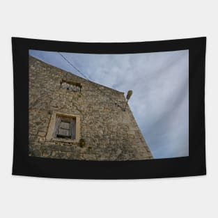 Old Harbour Building in Trsteno Tapestry