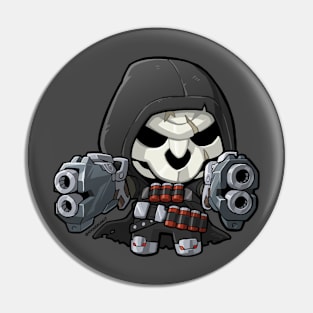 Lil Black-Robed Ghost Pin