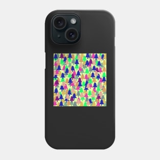 Colorful fir pattern II Phone Case