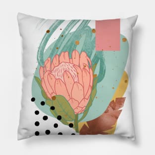 Flowers and Shapes Compositions Pillow