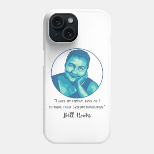 Bell Hooks Portrait and Quote Phone Case