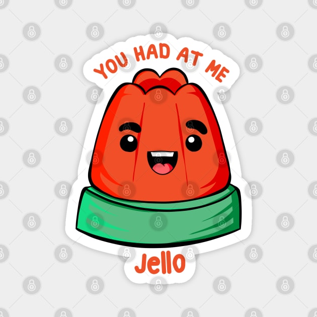 Love For Jello Magnet by Art by Nabes