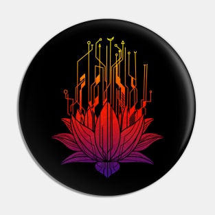 Modern lotus flower colour Pin