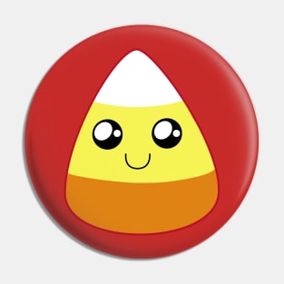 Cute Happy Candy Corn (Purple) Pin