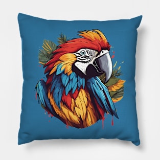 Macaw Parrot Pillow