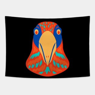 bird artistic head Tapestry