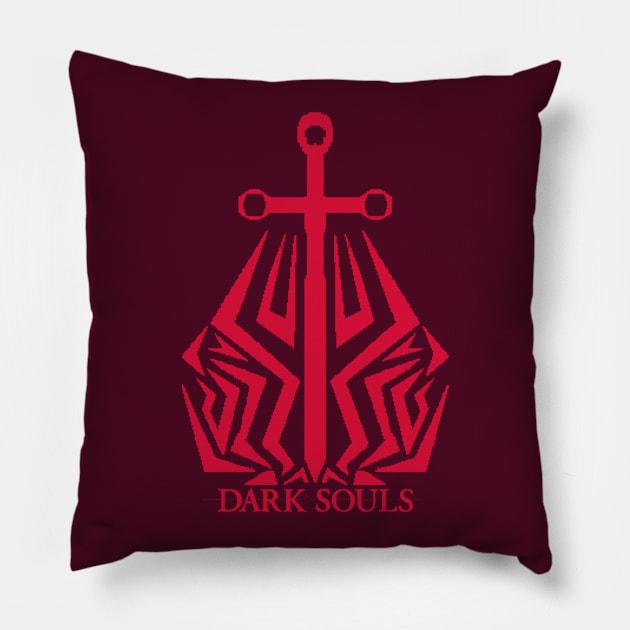 Bonfire - Dark Souls Pillow by pixtees