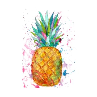 watercolor pineapple T-Shirt