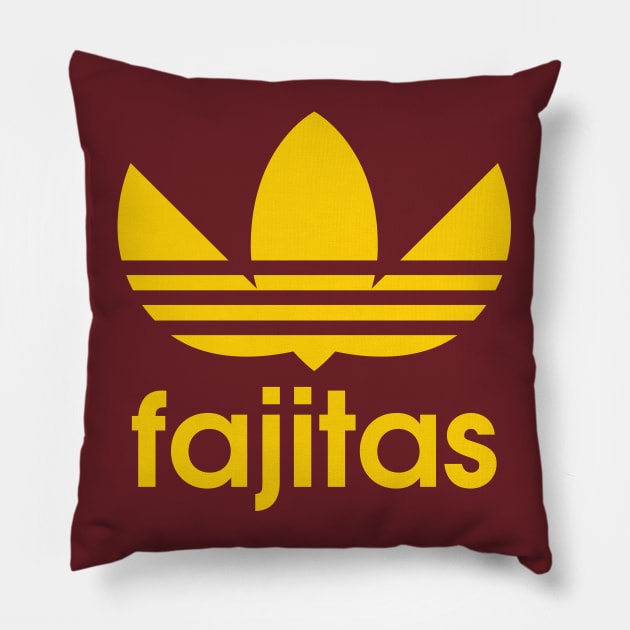 FAJITAS REBRANDED Pillow by KARMADESIGNER T-SHIRT SHOP