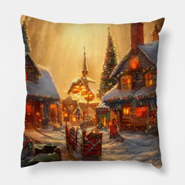 Christmasmotive Pillow by KK-Royal