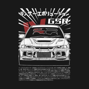 Mitsubishi lancer evolution IV GSR T-Shirt