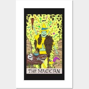 Poster adhesivo y reposicionable: Carta Tarot El Mago – Tienda Pasquín