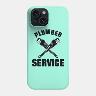 Plumber Services Labels for Pipe fitters and Plumbers Phone Case