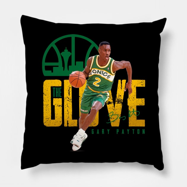 Gary Payton Pillow by Juantamad