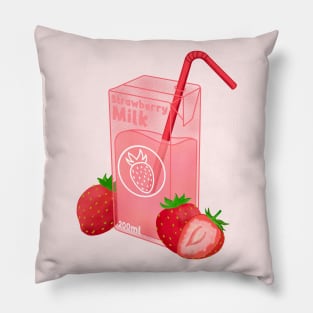 Strawberry Milk Pillow