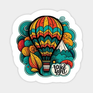 Hot Air Balloon Magnet