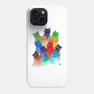 Colorful Cats, Kittens and more Phone Case