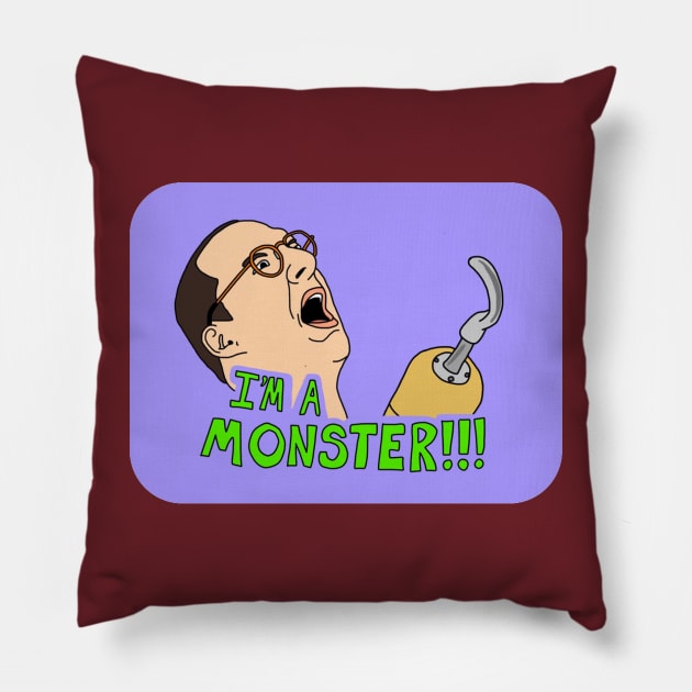 Arrested Development - Buster - Hook / I'm A Monster Pillow by Tomarto