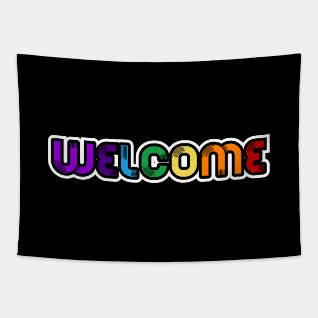 WELCOME Tapestry by LemonBox