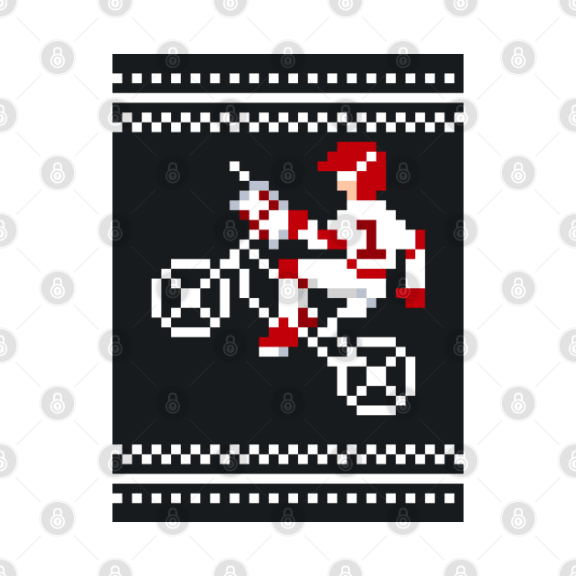 BMX videogame pixel art by TommySniderArt