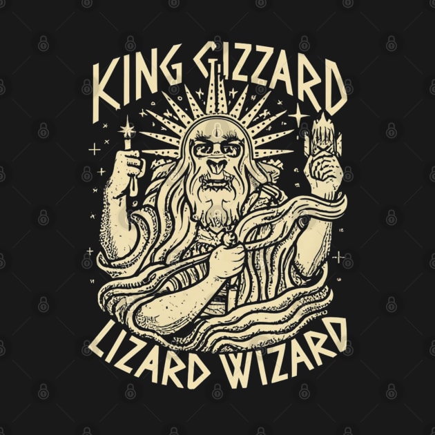 King Gizzard & The Lizard Wizard - Original Fan Art by Aldrvnd