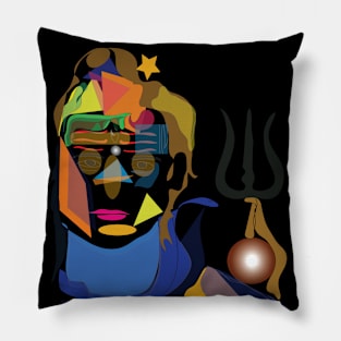 Abstract Shiva Pillow