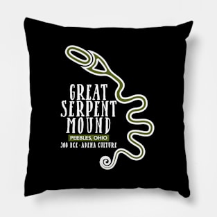 The Great Serpent Mound Pillow