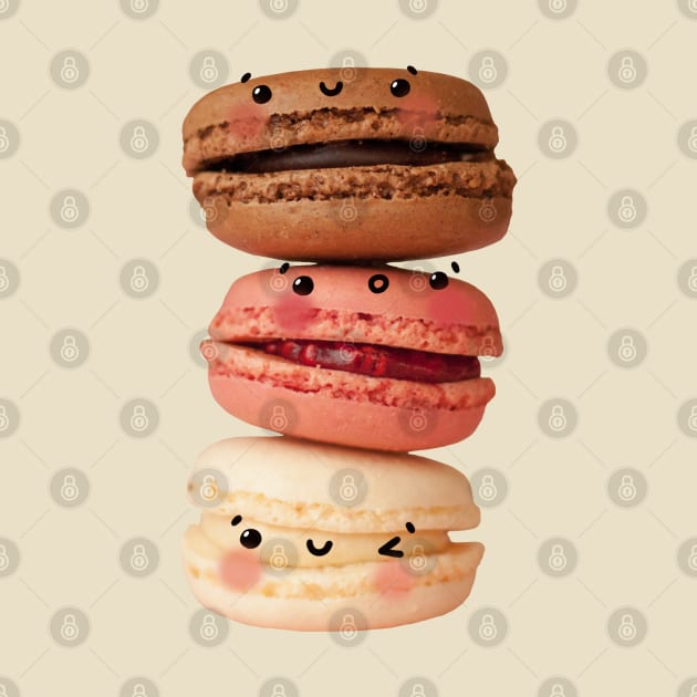 Yummy macarons by Nikamii