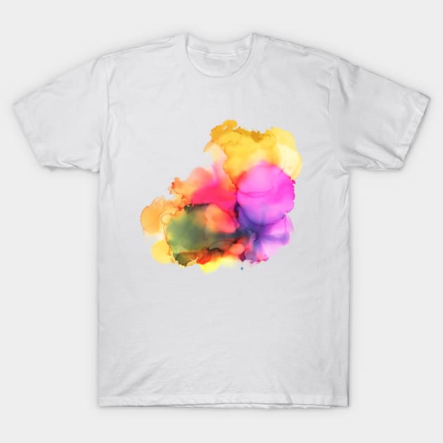 Skøn fragment ansøge Watercolor splash interesting colourful design - Watercolour New Design Art  Lovers - T-Shirt | TeePublic