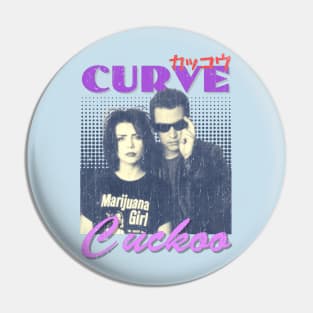 Curve Vintage 1992 // Cuckoo Original Fan Design Artwork Pin