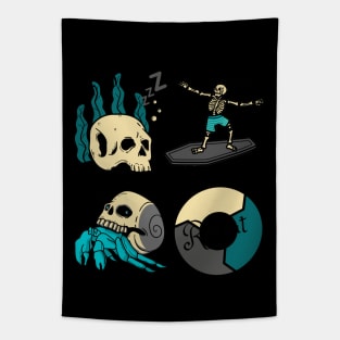 eat surf sleep repeat Tapestry