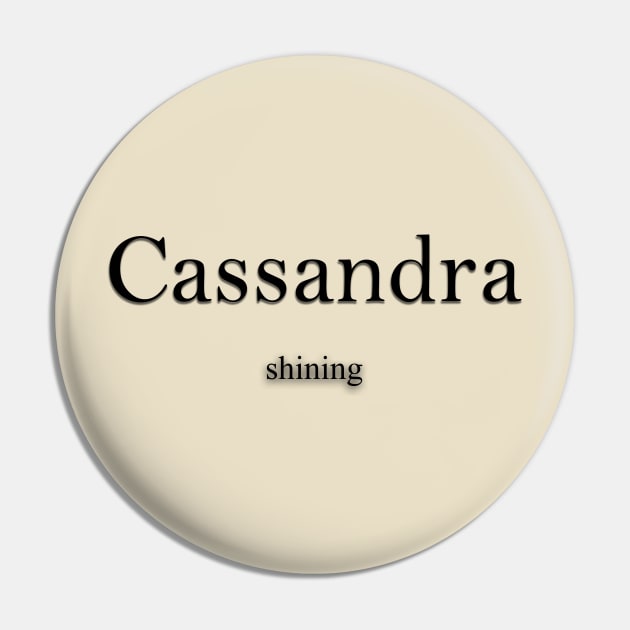 Cassandra Name meaning Pin by Demonic cute cat