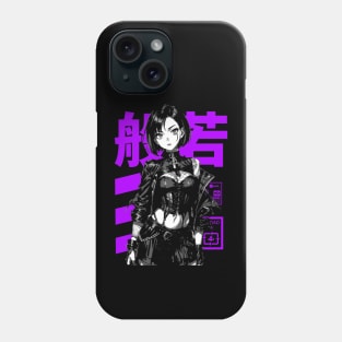 Cyberpunk Vaporwave Anime Manga Girl Dark Techno Rave Japanese Streetwear Aesthetic Phone Case