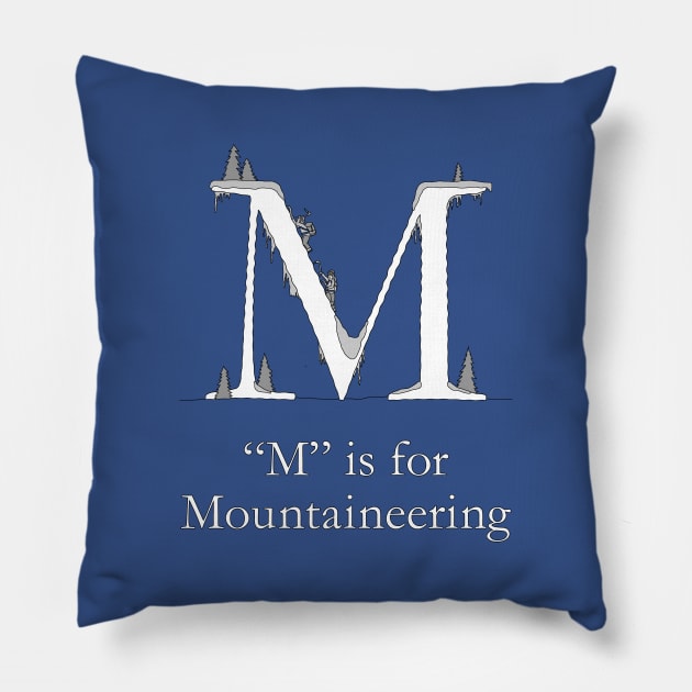 M is for Mountaineering Pillow by TheWanderingFools