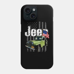 Willys-Overland Truck Jeepcar JEEP Flag Phone Case