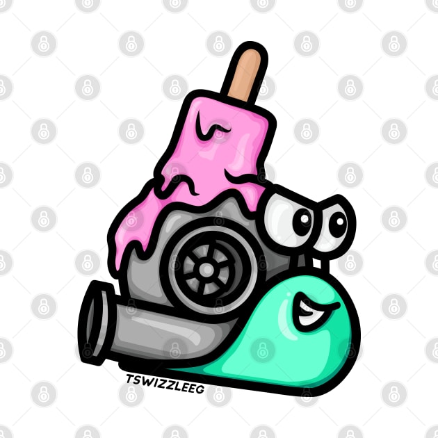 Turbo Snail - Popsicle (Pink) by hoddynoddy