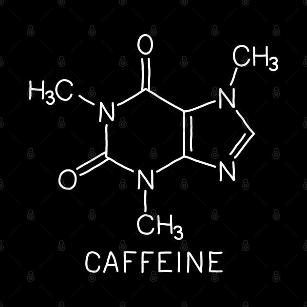 Caffeine molecule by valentinahramov