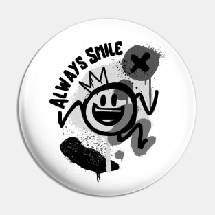 Always Smile Pin