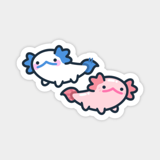 Axolotl Friends Magnet