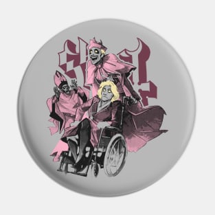 Funny Ghost Pink Pin