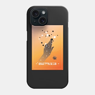 Sagittarius Zodiac Art Phone Case