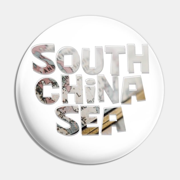 South China Sea Pin by afternoontees